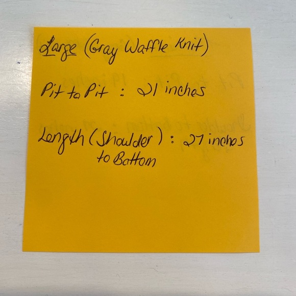 Boho Waffle Knit Top With Ruffle Sleeve Women’s Large Hipster Oversized Hipster - Picture 5 of 9